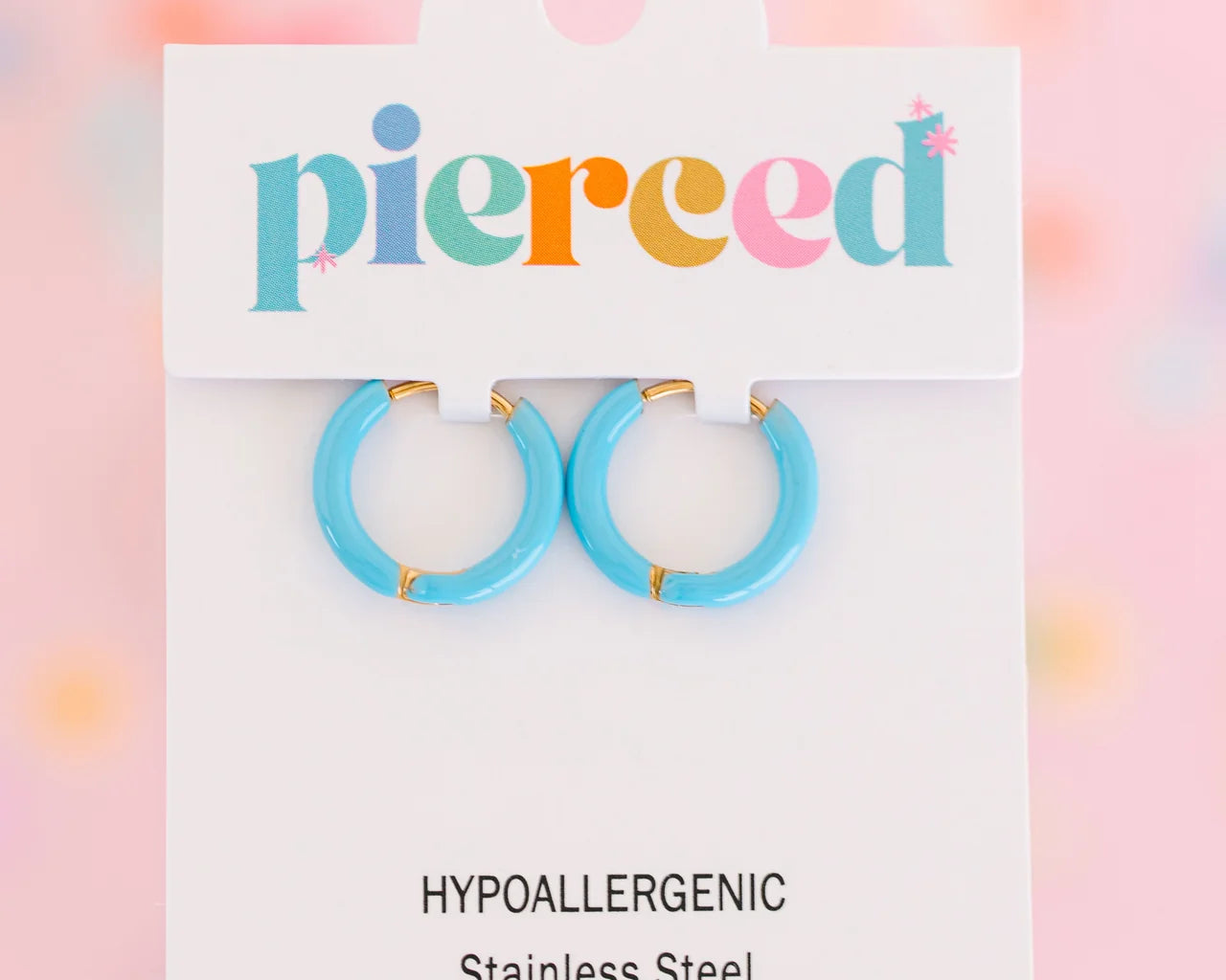 Pierced Color Huggies