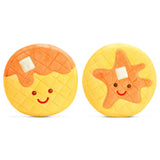 Iscream Eggo Packing Plush Pillow