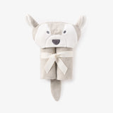 Elegant Baby Bath Wrap - Wolf (Grey)