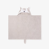 Elegant Baby Bath Wrap - Wolf (Grey)