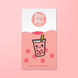 Pals & Co. Boba Tea - Enamel Pin (Pink)