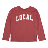 Feather 4 Arrow Locals L/S T-shirt - Canyon Red
