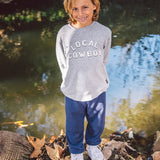 Feather 4 Arrow Local Cowboy Hacci Pullover - Grey