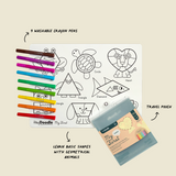 Hey Doodle My First Shapes Coloring & Doodle Mat