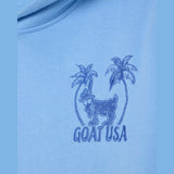 GOAT USA Kids' Palm Tree Hooded Sweatshirt - Carolina Blue