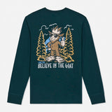 Goat USA Kids' Believe in the GOAT Long Sleeve Shirt - Sage