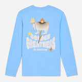 GOAT USA Kids' Golden Greatness Long Sleeve Shirt - Carolina Blue