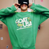GOAT Pickle Crewneck Sweatshirt (Green)