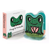 Wee Gallery Frog and Friends Shaped Bath Book