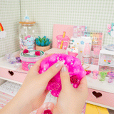 Kawaii Mango Dragonfruit Lemonade Refresher Jelly Cube Slime