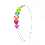 Lilies & Roses Centipede Heart Neon Combination Headband