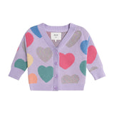 Huxbaby Love Heart Knit Cardi