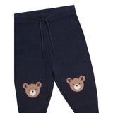 Huxbaby Furry Huxbear Sweatshirt Black & Huxbear Track Pant