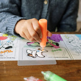 Glitter Peel & Stick Paint - Easy Peel and Stickable Colors