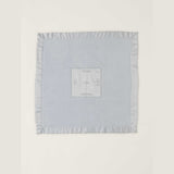 Barefoot Dreams Cozy Chic Satin Trim Receiving Blanket 30”x30” - Blue