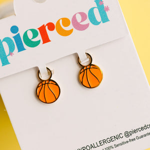 Pierced Basketball Charms