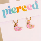 Pierced Flamingo Floatie Charm