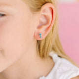 Pierced Seahorse Post Earrings