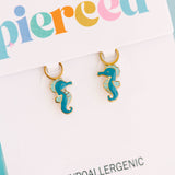 Pierced Seahorse Charm