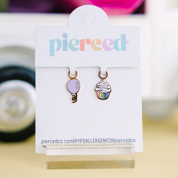 Pierced Birthday Party Charms