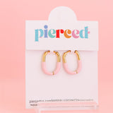 Pierced - Pink Dipped Huggies