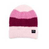 Feather 4 Arrow Tate Stripe Plush Beanie - Pink Marshmallow