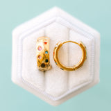 Pierced Chunky Treasure Huggies