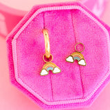 Pierced Rainbow Sunset Charms