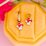 Pierced Mushroom Charm