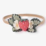 Elegant Baby Strawberry Felt Headband