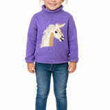 Pink Chicken Girls Classic Sweater - Unicorn