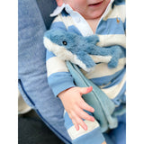 Mon Ami Seaborn Shark Knotted Security Blanket