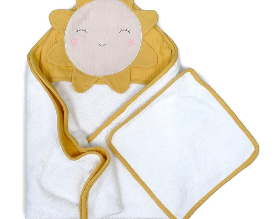 Mon Ami Petit Sun Towel & Washcloth Set - hip-kid