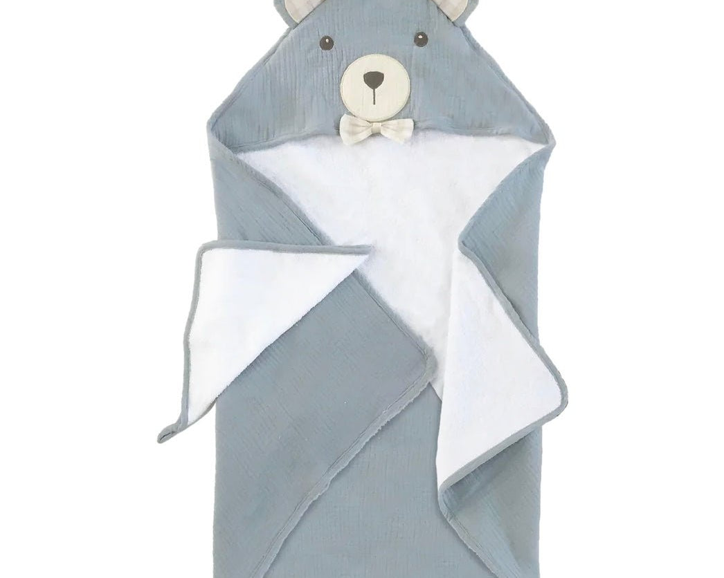 Mon Ami Petit Bear Towel & Washcloth Set - hip-kid