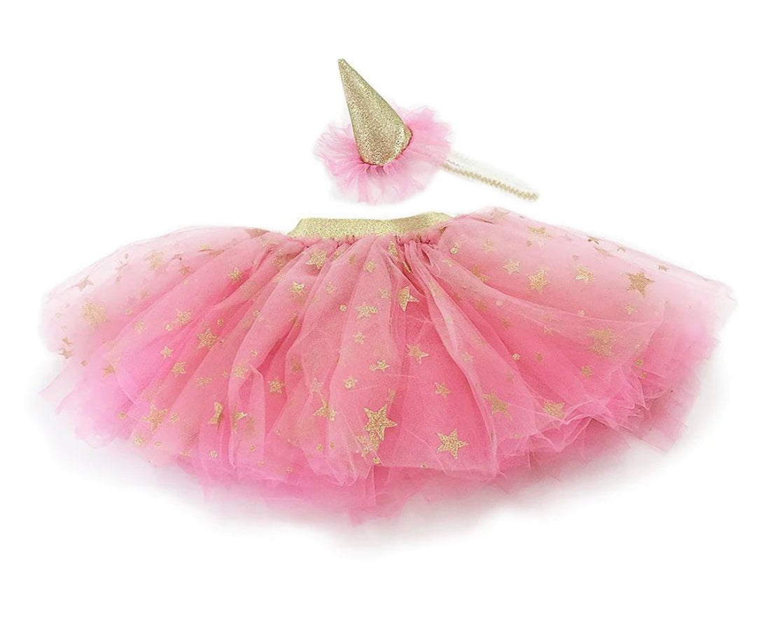 Mon Ami Tutu Skirt & Party Hat Dress Up Set - hip-kid