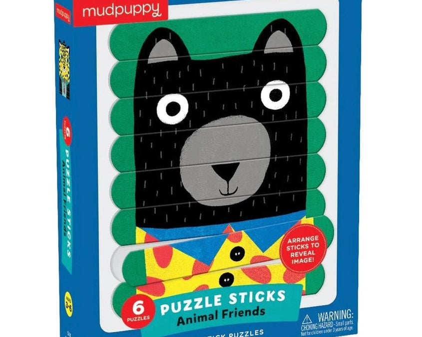 Mudpuppy Puzzle Sticks: Animal Friends - hip-kid