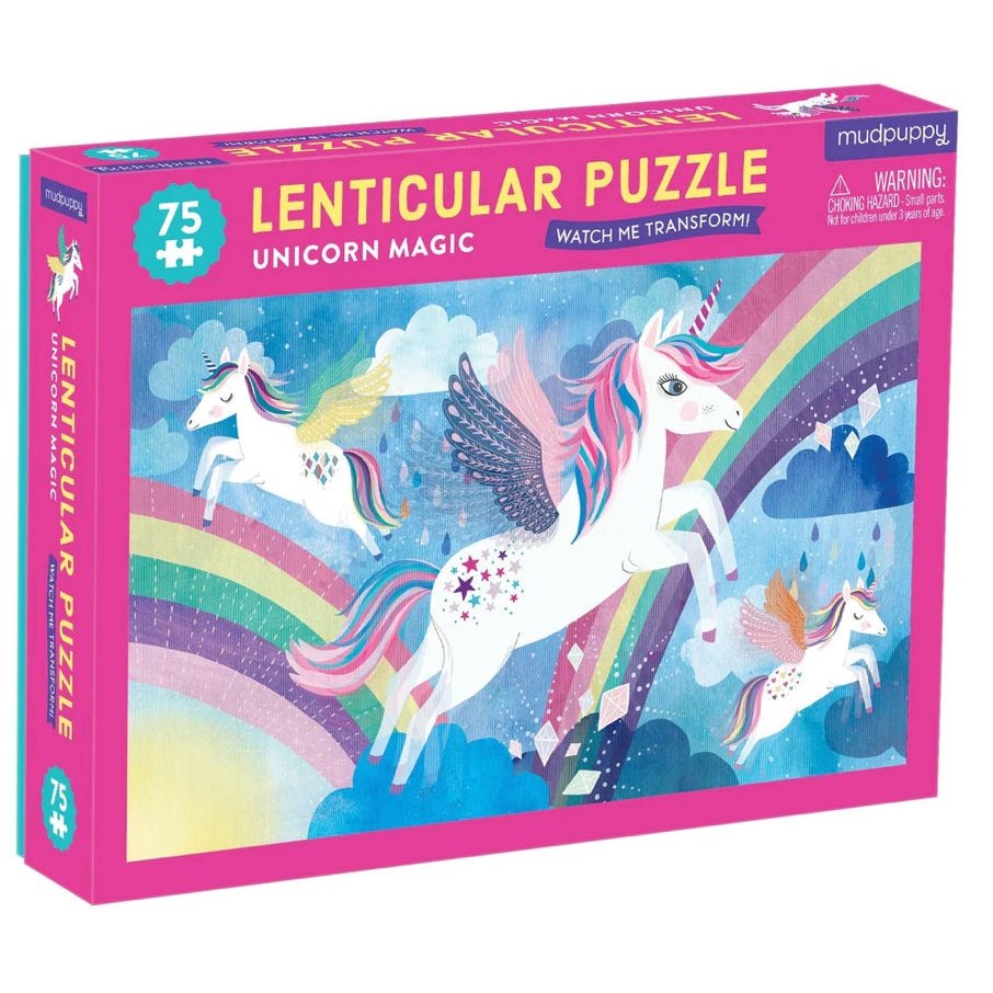 Mudpuppy Lenticular Puzzle - Unicorn Magic - hip-kid