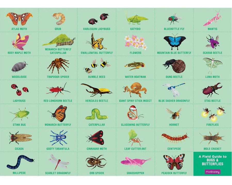 Mudpuppy Search & Find Puzzle - Bugs & Butterflies - hip-kid