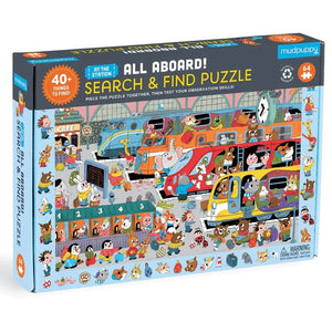 Mudpuppy Search & Find Puzzle - All Abord - hip-kid