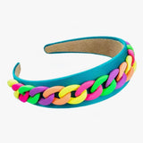 Mavi Neon Glam Chain Headband Trio - hip-kid