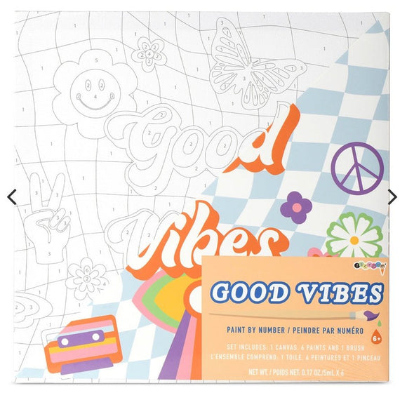 Iscream Good Vibes Paint By Number Set - hip-kid