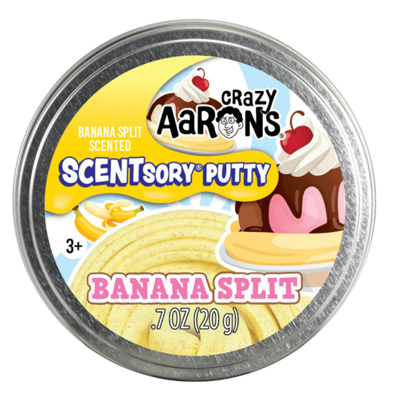 Crazy Aarons Scentsory Thinking Putty - Banana Split - hip-kid
