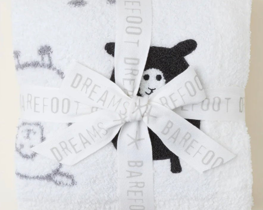 Barefoot Dreams Cozy Chic Black Sheep Blanket - Pearl Multi - hip-kid
