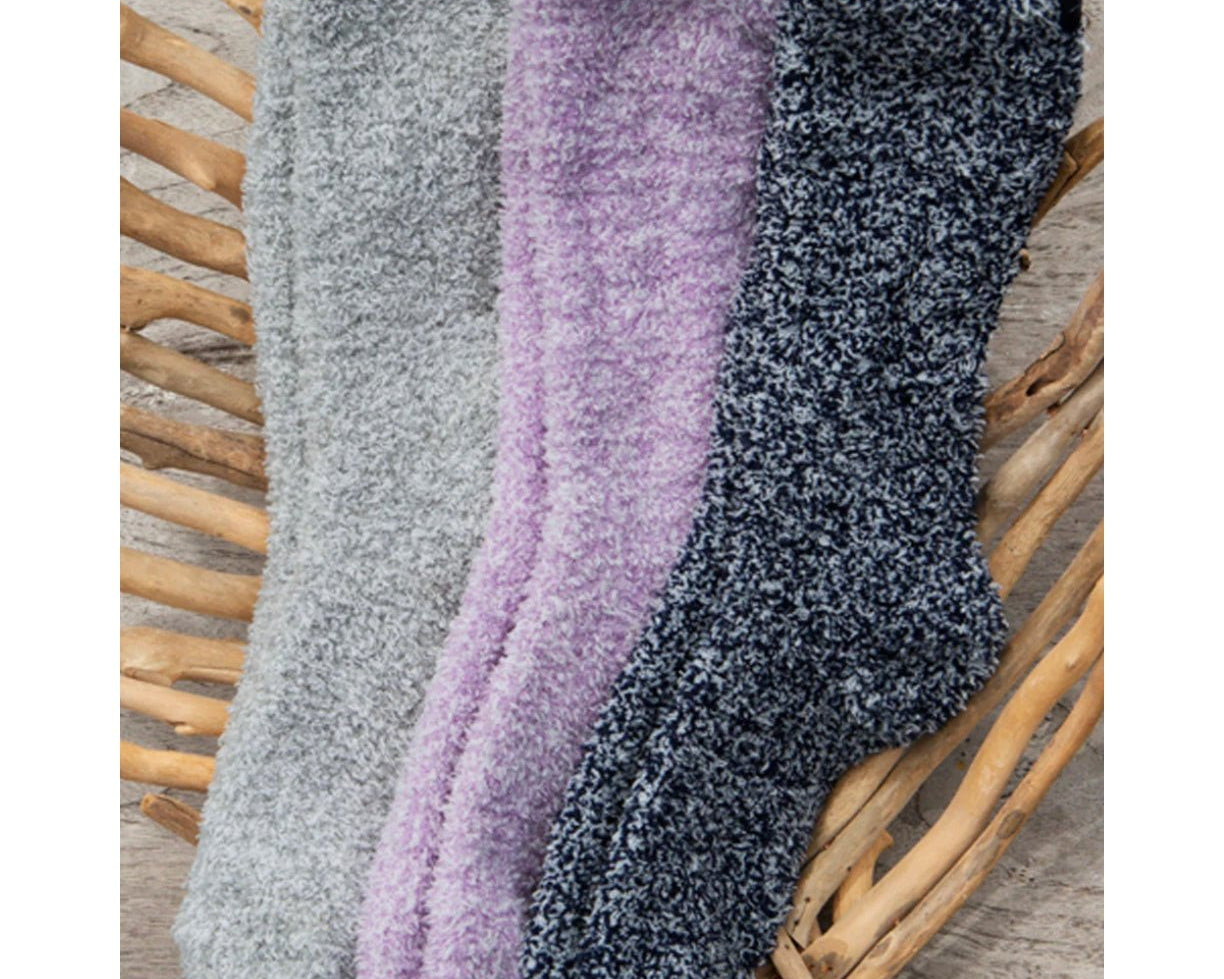 Barefoot Dreams Cozy Chic Youth Heathers Socks - hip-kid