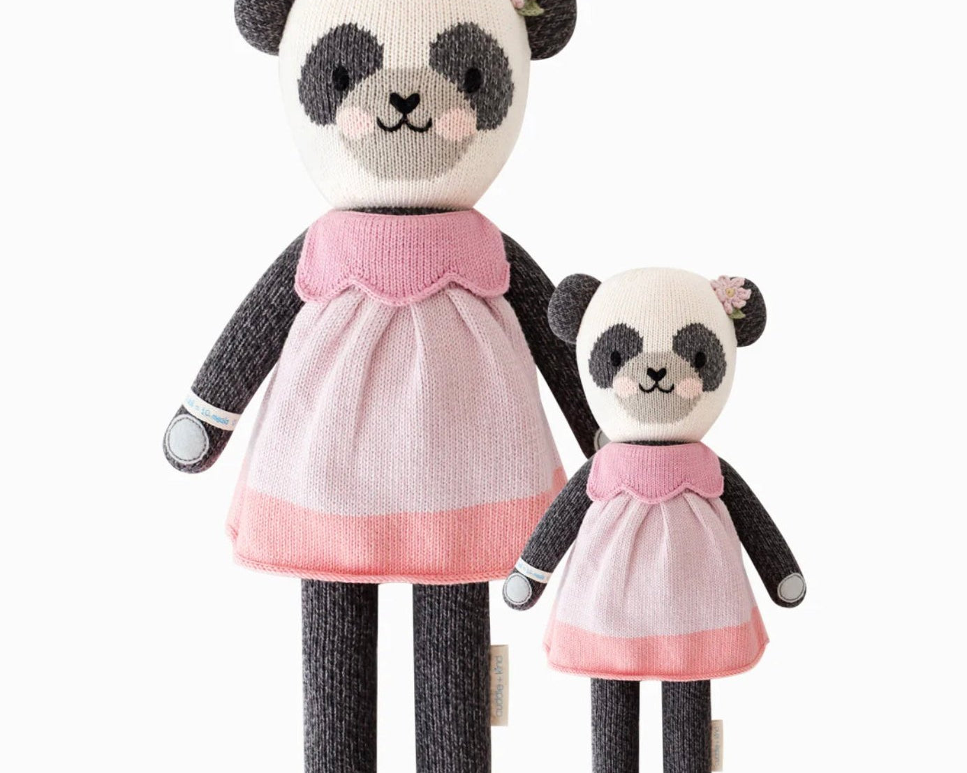 cuddle + kind polly the panda - 13in - hip-kid