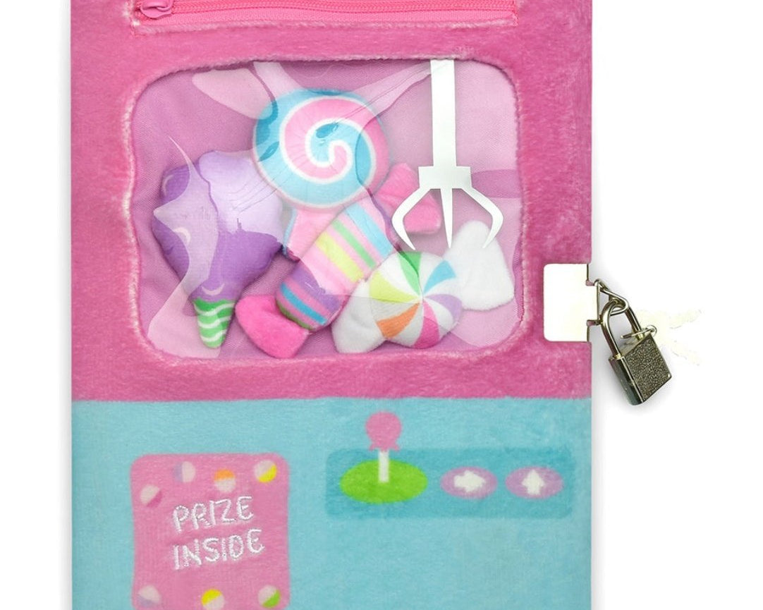Iscream Claw Machine Lock & Key Journal - hip-kid