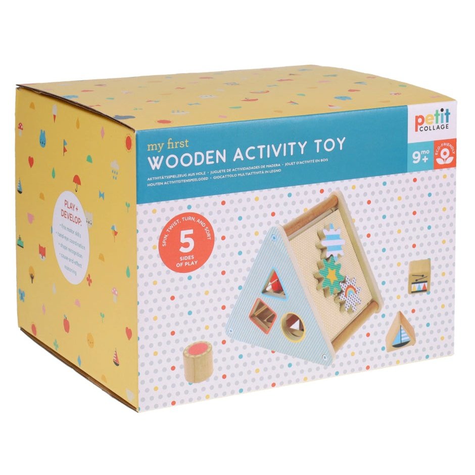 Petit Collage My First Wooden Activity Toy - hip-kid