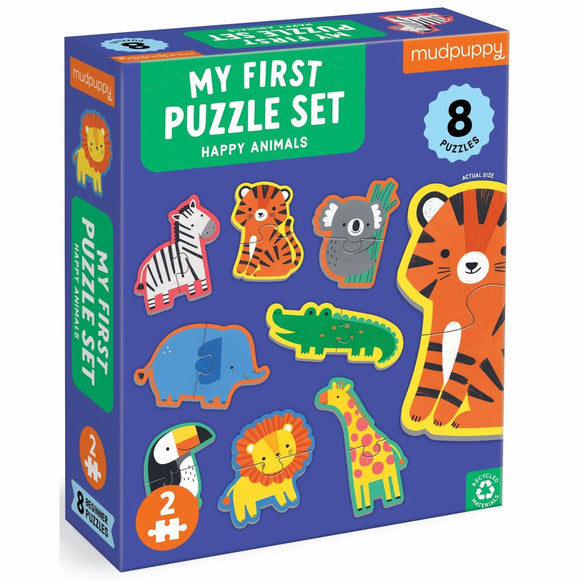 Mudpuppy My First Puzzle Set - Happy Animals - hip-kid