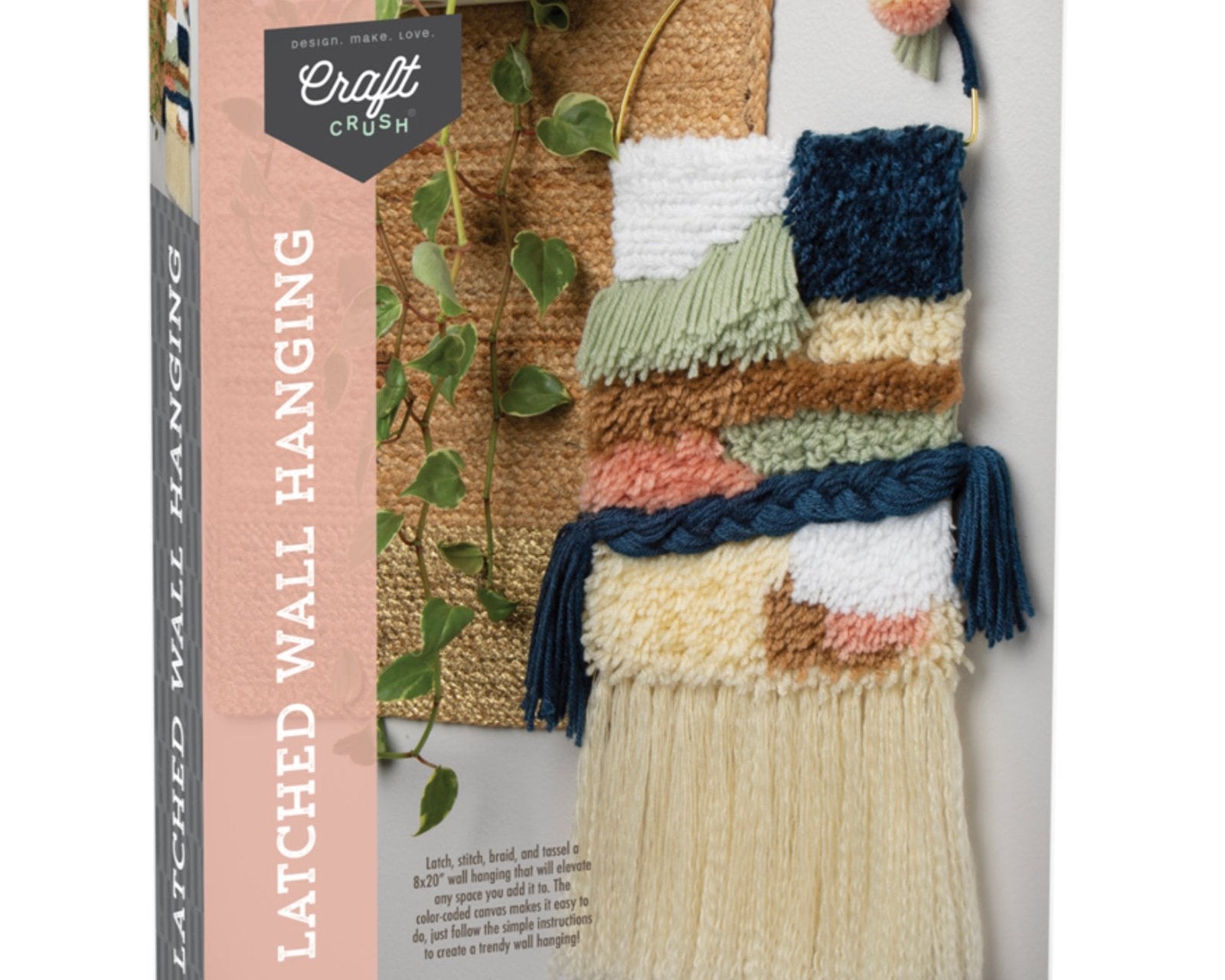 Craft-tastic DYI Latched Wall Hanging - hip-kid