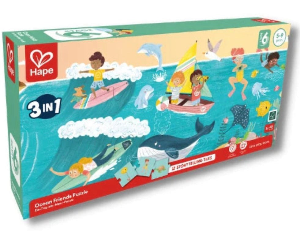 Hape Ocean Friends Puzzle - hip-kid